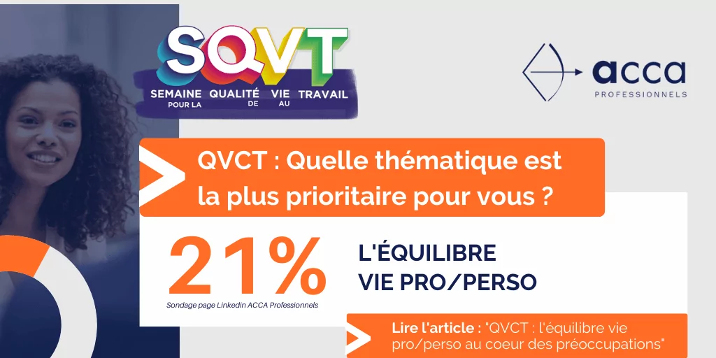 QVCT : la conciliation vie pro et perso au cœur des préoccupations